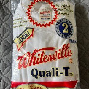Whitesville T-SHIRT WV73544 2-PACK White Size M (JP Mens Size)